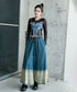 Gradient Contrast Color Denim